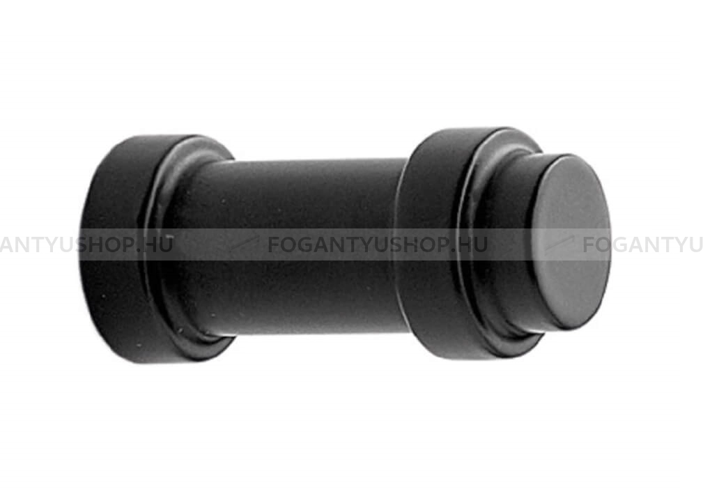 FURNIPART Bútorgomb - PILLAR KNOB Festett - 1 furatos - Matt fekete 99 - Zamak fém ötvözet - Színes fém gombfogantyú, bútorgomb