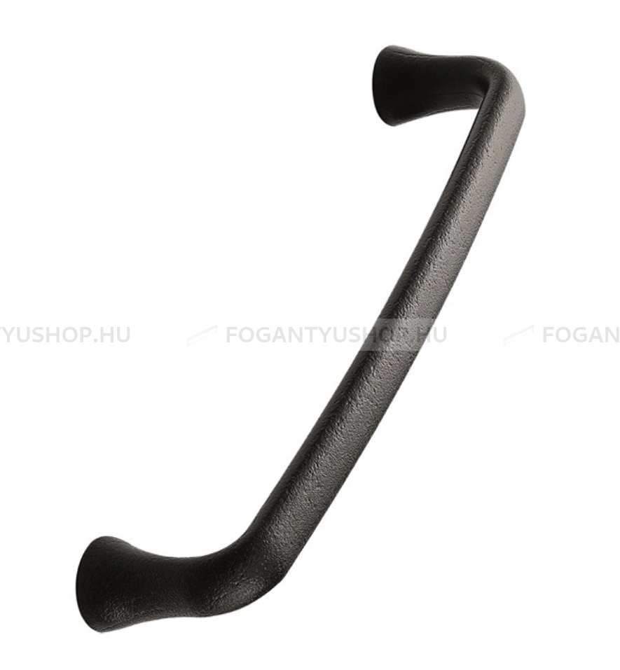 FURNIPART Fogantyú - PROVENCE 160 Öntöttvas 9005 - furattáv 160 mm - Fekete 9005 - Akril műanyag - Egy méretben gyártott színes fém bútorfogantyú
