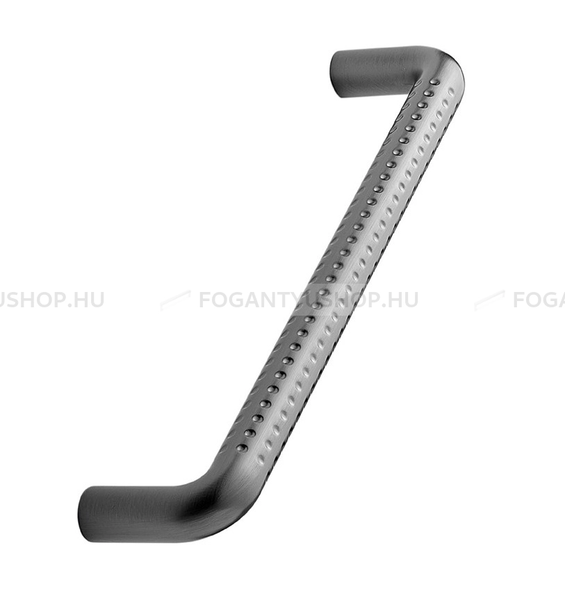 FURNIPART Fogantyú - PUNCTUATE 160 - furattáv 160 mm - Csiszolt antracit  - Zamak fém ötvözet - Egy méretben gyártott színes fém bútorfogantyú