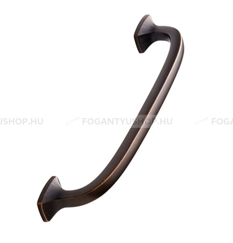FURNIPART Fogantyú - CLASSIC HANDLE 160 - furattáv 160 mm - Antik barna 23 - Zamak fém ötvözet - Klasszikus, vintage, antik fém bútorfogantyú