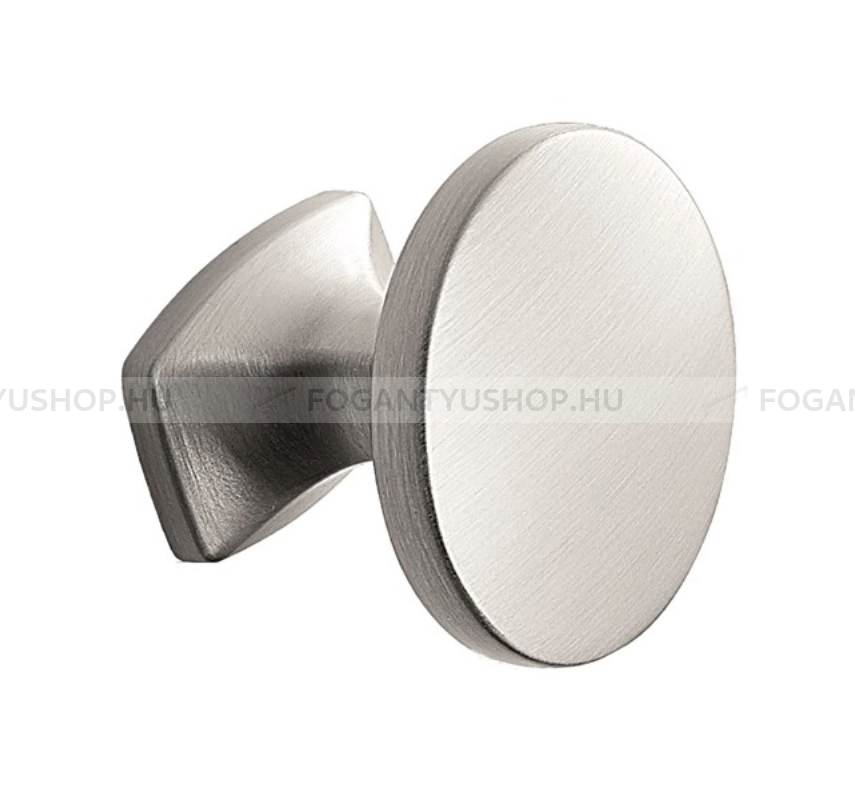 FURNIPART Gombfogantyú - CLASSIC KNOB - 1 furatos - Szálcsiszolt 66 - Zamak fém ötvözet - Színes fém gombfogantyú, bútorgomb