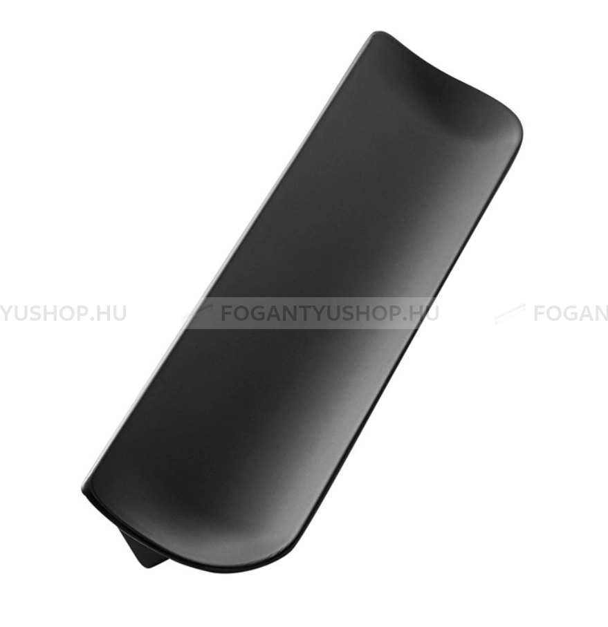 FURNIPART Fogantyú - SLOPE HANDLE 160 Festett - furattáv 160 mm - Festett fekete BlackL - Zamak fém ötvözet - Egy méretben gyártott színes fém bútorfogantyú