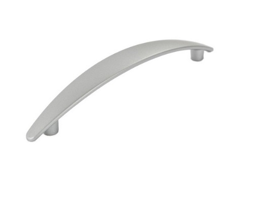 RUJZ DESIGN Bútorfogantyú - 128 294.20 - furattáv 128 mm - Matt króm MCrL - Zamak fém ötvözet - Egy méretben gyártott fém bútorfogantyú