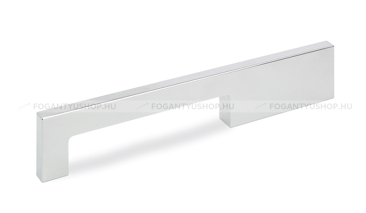 EMUCA Fogantyú - CASTELLON 160 - furattáv 160 mm - Fényes króm Cr - Alumínium - Egy méretben gyártott fém bútorfogantyú