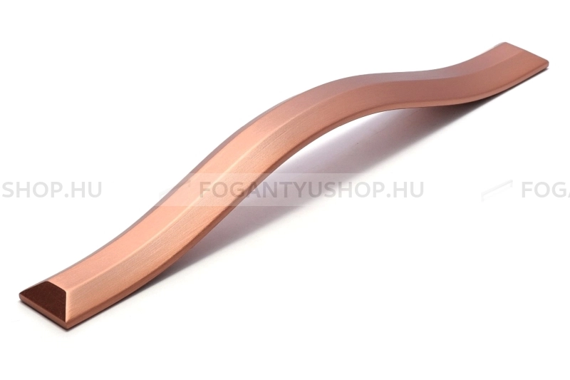 RUJZ DESIGN Bútorfogantyú - 631.22b - Szálcsiszolt rosegold  - Alumínium - Több méretben gyártott színes fém bútorfogantyú