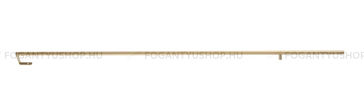 RUJZ DESIGN Bútorfogantyú - 864 665.12 - furattáv 864 mm - Szálcsiszolt arany  - Alumínium - Egy méretben gyártott színes fém bútorfogantyú