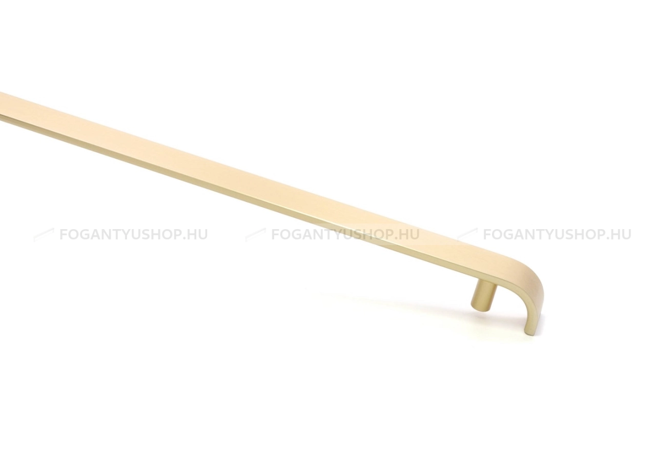 RUJZ DESIGN Bútor fogantyú - 882 568.28 - furattáv 882 mm - Szálcsiszolt arany  - Alumínium - Egy méretben gyártott színes fém bútorfogantyú