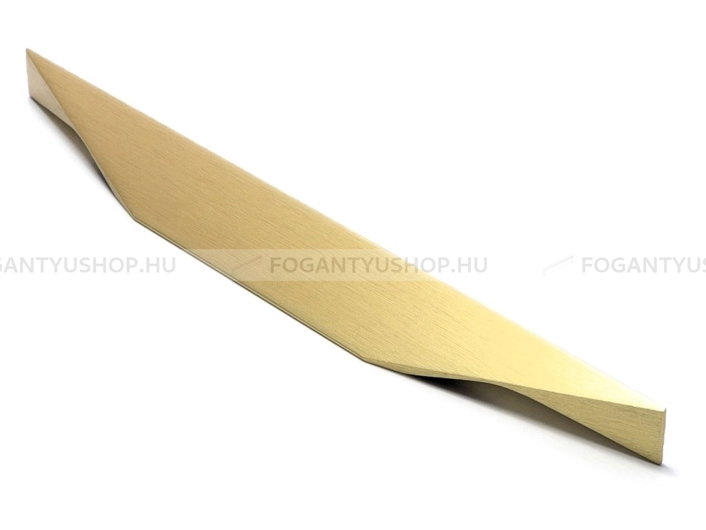RUJZ DESIGN Bútor fogantyú - 690.16 színes - Szálcsiszolt arany  - Alumínium - Több méretben gyártott színes fém bútorfogantyú