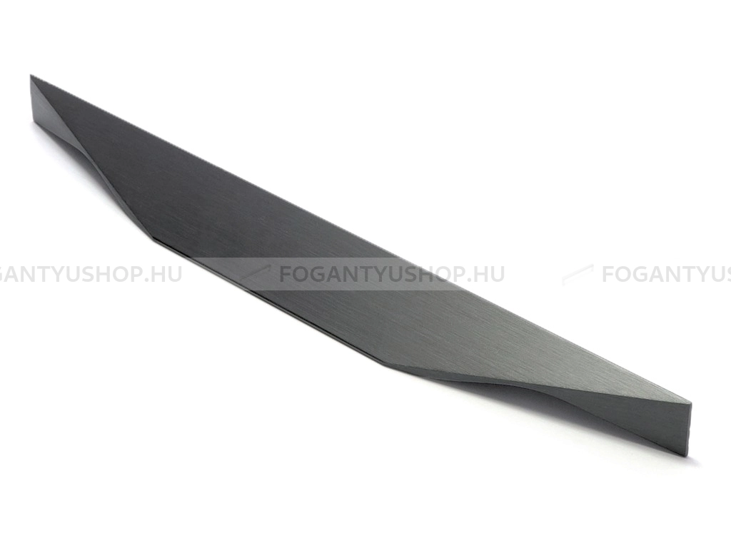 RUJZ DESIGN Fogantyú - 690.16 színes - Szálcsiszolt szürke  - Alumínium - Több méretben gyártott színes fém bútorfogantyú