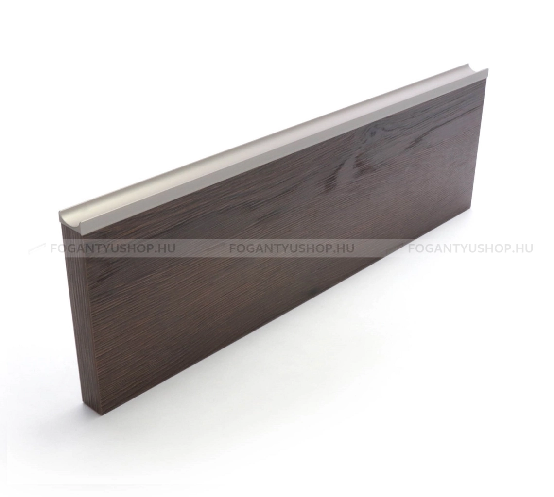 RUJZ DESIGN Fogantyú - us 2198 - 1 furatos - Ezüst Silver - Alumínium - Darabolható fém bútorfogantyú (fogantyú profil)