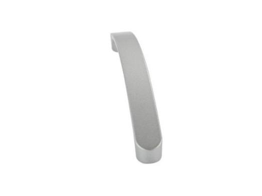 RUJZ DESIGN Fogantyú - 128 336.14 - furattáv 128 mm - Matt króm MCrL - Zamak fém ötvözet - Egy méretben gyártott fém bútorfogantyú