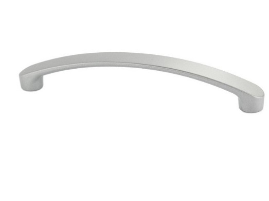 RUJZ DESIGN Fogantyú - 128 336.14 - furattáv 128 mm - Matt króm MCrL - Zamak fém ötvözet - Egy méretben gyártott fém bútorfogantyú