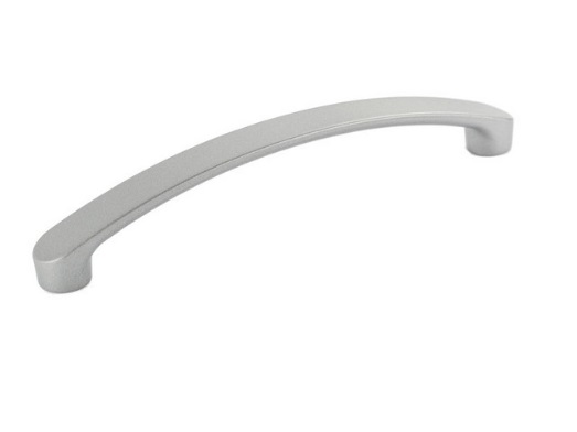 RUJZ DESIGN Fogantyú - 128 336.14 - furattáv 128 mm - Matt króm MCrL - Zamak fém ötvözet - Egy méretben gyártott fém bútorfogantyú