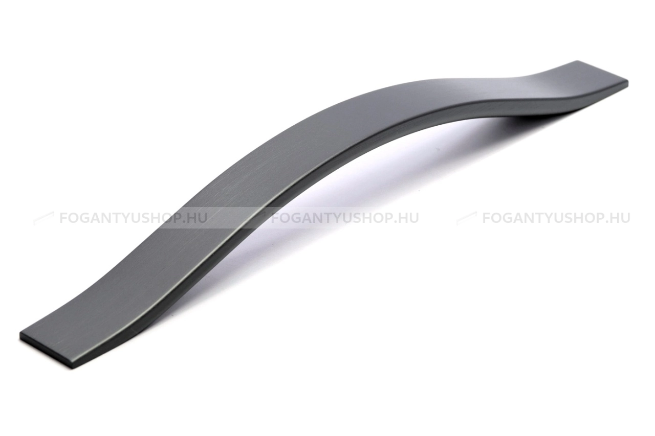 RUJZ DESIGN Bútor fogantyú - 631.20c színes - Szálcsiszolt szürke  - Alumínium - Több méretben gyártott színes fém bútorfogantyú