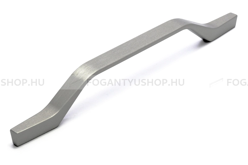RUJZ DESIGN Bútor fogantyú - 668.15 - Ezüst inox (szálcsiszolt) SNiL - Zamak fém ötvözet - Több méretben gyártott fém bútorfogantyú