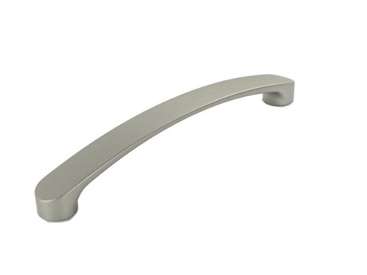 RUJZ DESIGN Bútor fogantyú - 160 319.19 - furattáv 160 mm - Matt nikkel MNiL - Zamak fém ötvözet - Egy méretben gyártott fém bútorfogantyú