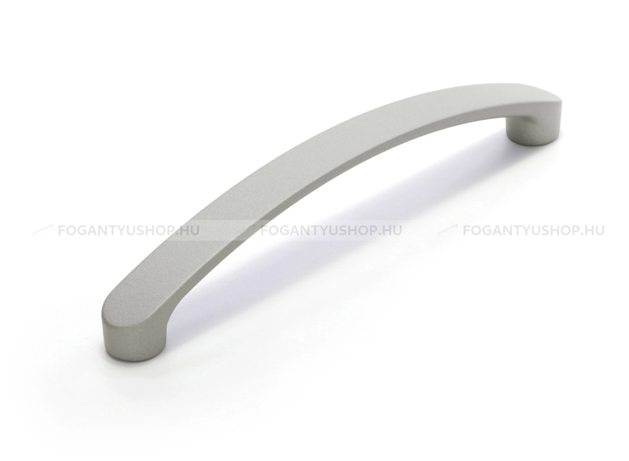 RUJZ DESIGN Bútorfogantyú - 128 336.14 - furattáv 128 mm - Matt nikkel MNiL - Zamak fém ötvözet - Egy méretben gyártott fém bútorfogantyú