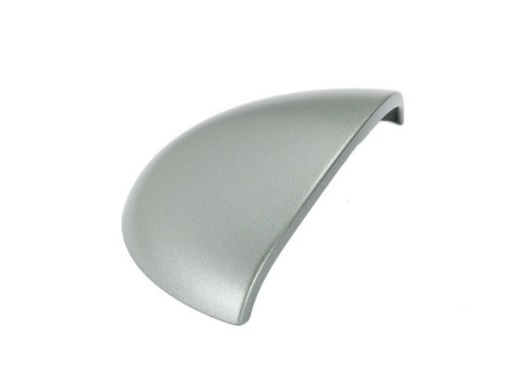 RUJZ DESIGN Bútorfogantyú - 64 337.43 - furattáv 64 mm - Ezüst inox (szálcsiszolt) SNiL - Zamak fém ötvözet - Egy méretben gyártott fém bútorfogantyú