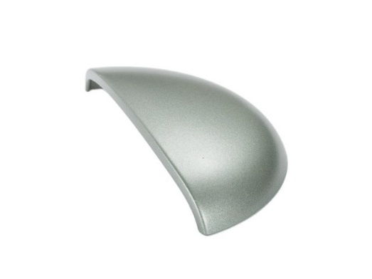 RUJZ DESIGN Bútorfogantyú - 64 337.43 - furattáv 64 mm - Ezüst inox (szálcsiszolt) SNiL - Zamak fém ötvözet - Egy méretben gyártott fém bútorfogantyú