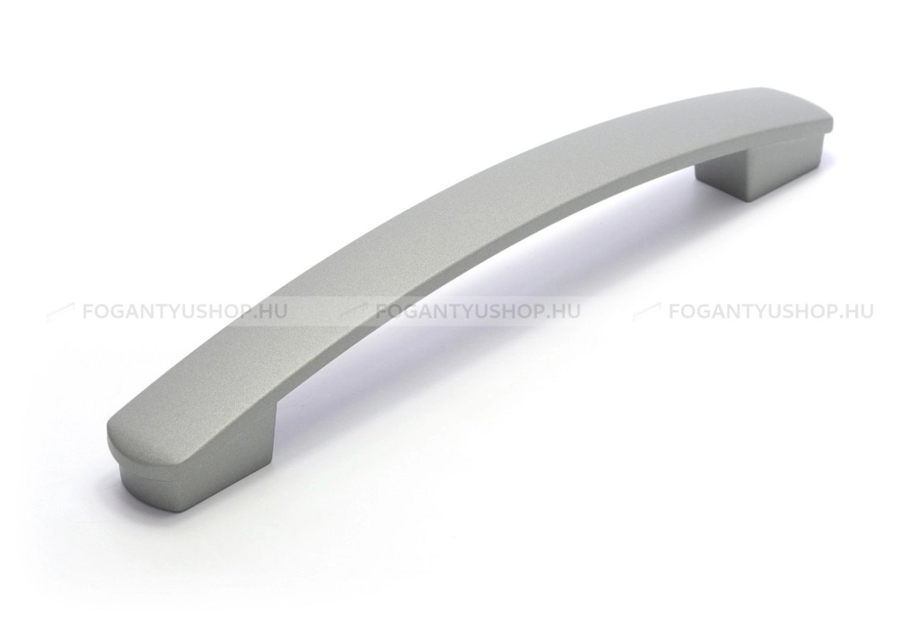 RUJZ DESIGN Bútor fogantyú - 160 386.20 - furattáv 160 mm - Matt nikkel MNiL - Zamak fém ötvözet - Egy méretben gyártott fém bútorfogantyú