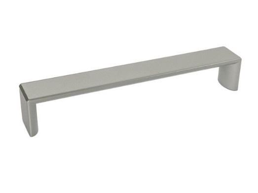 RUJZ DESIGN Bútorfogantyú - 160 495.25 - furattáv 160 mm - Matt nikkel MNiL - Zamak fém ötvözet - Egy méretben gyártott fém bútorfogantyú