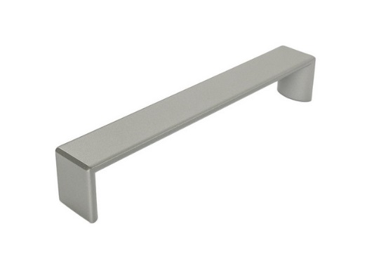 RUJZ DESIGN Bútorfogantyú - 160 495.25 - furattáv 160 mm - Matt nikkel MNiL - Zamak fém ötvözet - Egy méretben gyártott fém bútorfogantyú