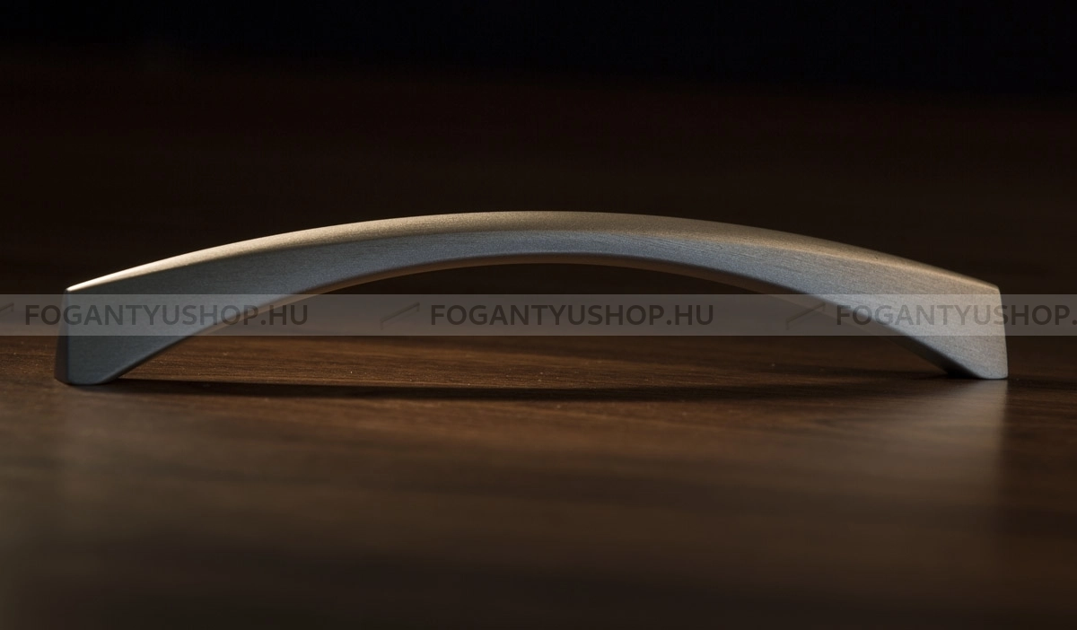 RUJZ DESIGN Fogantyú - 160 496.14 - furattáv 160 mm - Matt nikkel MNiL - Zamak fém ötvözet - Egy méretben gyártott fém bútorfogantyú