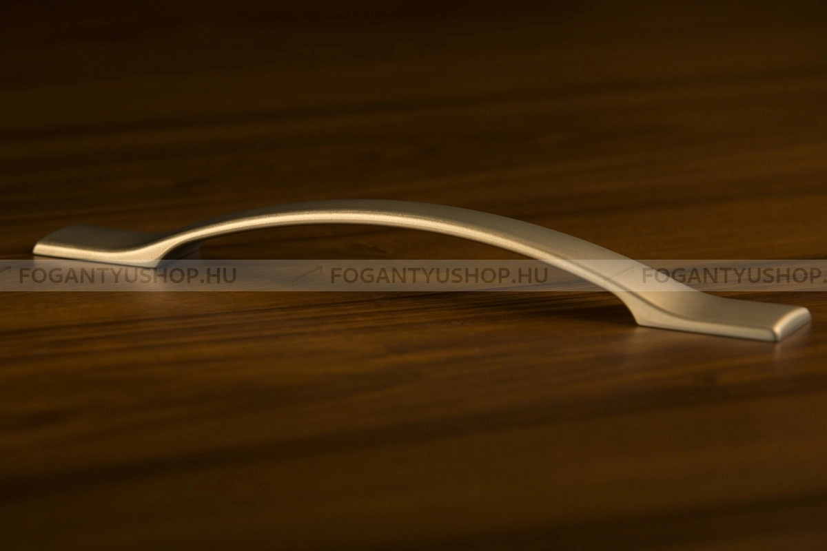 RUJZ DESIGN Fogantyú - 160 370.30 - furattáv 160 mm - Matt nikkel MNiL - Zamak fém ötvözet - Egy méretben gyártott fém bútorfogantyú