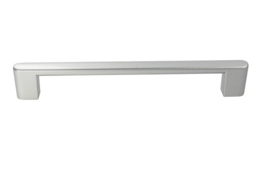 RUJZ DESIGN Fogantyú - 160 530.24 - furattáv 160 mm - Matt króm MCrL - Műanyag - Fémes színű műanyag bútorfogantyú