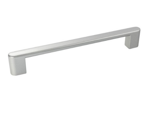 RUJZ DESIGN Fogantyú - 160 530.24 - furattáv 160 mm - Matt króm MCrL - Műanyag - Fémes színű műanyag bútorfogantyú