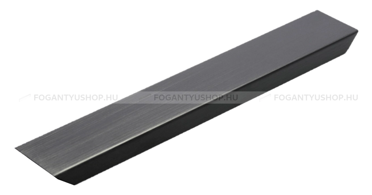 RUJZ DESIGN Fogantyú - 672.09 színes - Szálcsiszolt szürke  - Alumínium - Több méretben gyártott színes fém bútorfogantyú