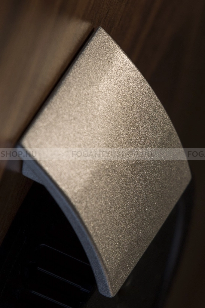 RUJZ DESIGN Bútorgomb - 16 362.21c - furattáv 16 mm - Matt nikkel MNiL - Zamak fém ötvözet - Fém gombfogantyú, bútorgomb (szögletes, kerek)