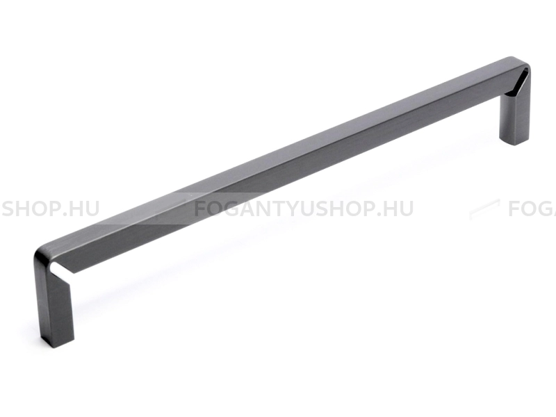 RUJZ DESIGN Fogantyú - 574.10 színes - Szálcsiszolt szürke  - Alumínium - Több méretben gyártott színes fém bútorfogantyú