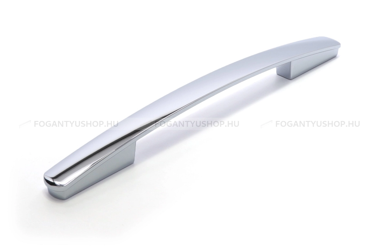 RUJZ DESIGN Bútorfogantyú - 160 387.20 - furattáv 160 mm - Fényes króm Cr - Zamak fém ötvözet - Egy méretben gyártott fém bútorfogantyú