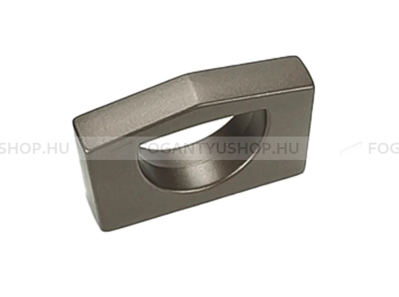 GIUSTI Bútor fogantyú - 32 WPO79603200G7 - furattáv 32 mm - Ólom szürke N60P - Zamak fém ötvözet - Egy méretben gyártott színes fém bútorfogantyú