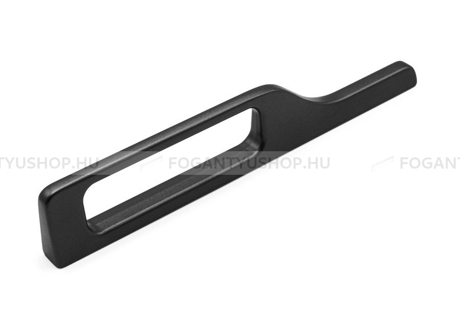 GIUSTI Bútor fogantyú - 128 WMN76912800G9 - furattáv 128 mm - Fekete - Zamak fém ötvözet - Egy méretben gyártott színes fém bútorfogantyú