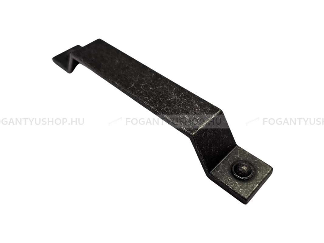 GIUSTI Bútor fogantyú - 160 WMN77616000T2 - furattáv 160 mm - Vintage koptatott fekete Vint - Zamak fém ötvözet - Klasszikus, vintage, antik fém bútorfogantyú