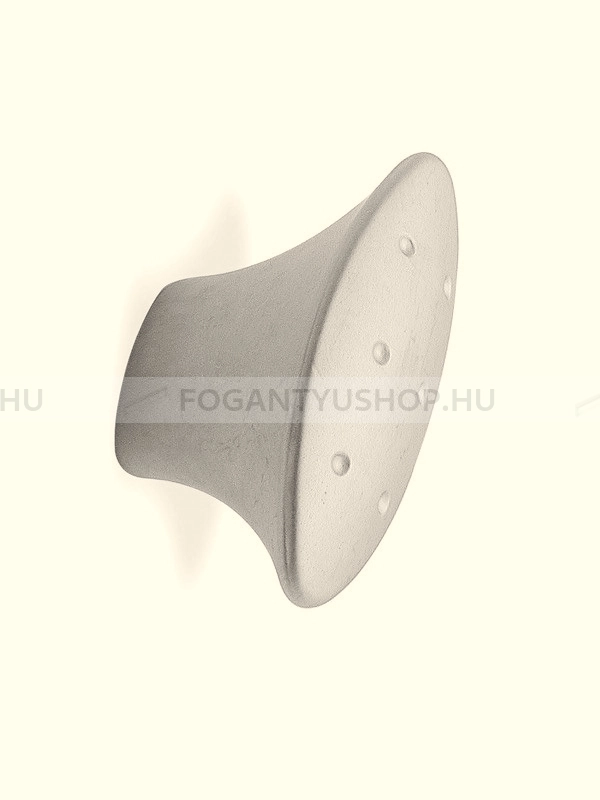 RUJZ DESIGN Gomb fogantyú - 175.16 - 1 furatos - Matt nikkel MNiL - Zamak fém ötvözet - Fém gombfogantyú, bútorgomb (szögletes, kerek)