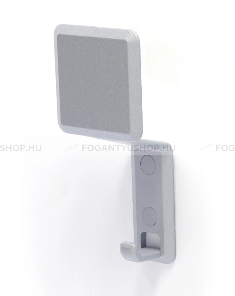 RUJZ DESIGN Fogas - 25 40.005 - Matt króm MCrL - Zamak fém ötvözet - Kombinált, kalaptartós fogas