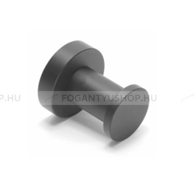 RUJZ DESIGN Kabát fogas - 40.009 - Szálcsiszolt szürke  - Alumínium - Egy akasztós fogas