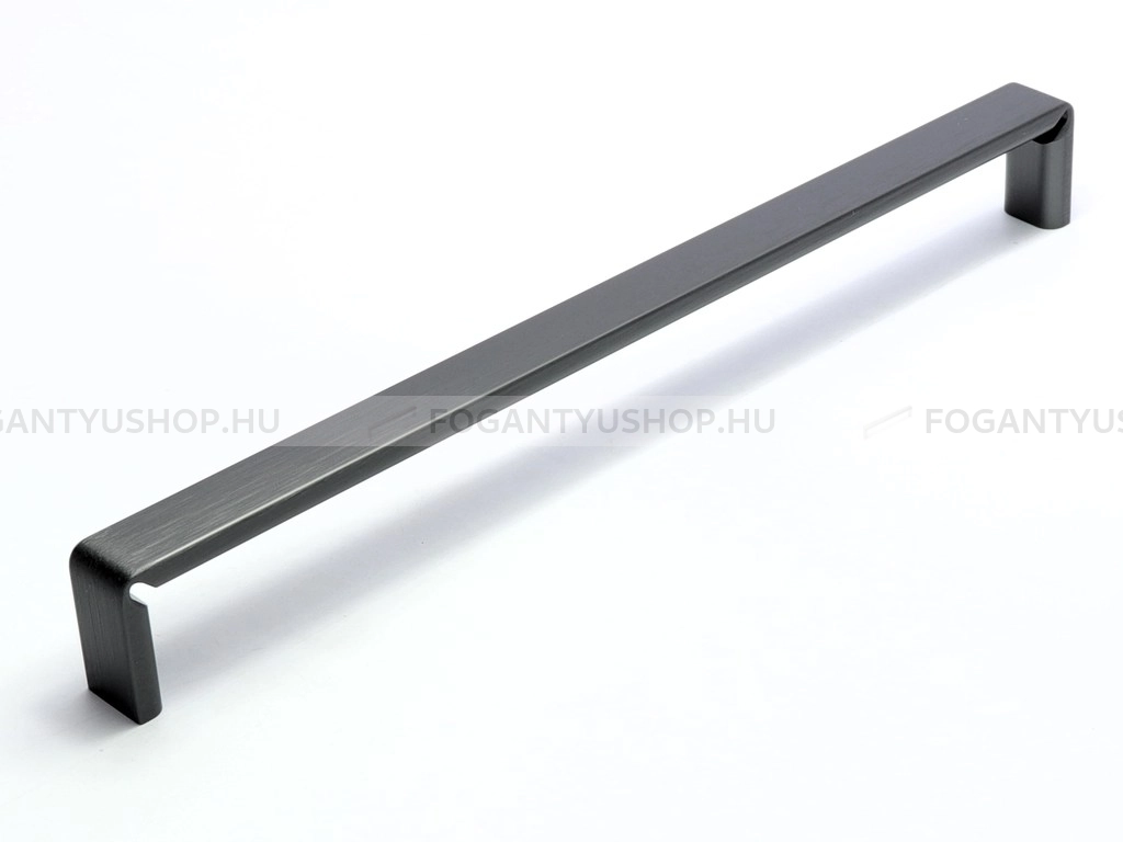 RUJZ DESIGN Fogantyú - 573.15 színes - Szálcsiszolt szürke  - Alumínium - Több méretben gyártott színes fém bútorfogantyú