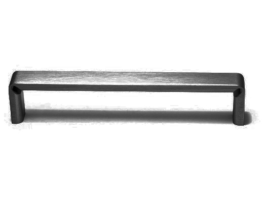 RUJZ DESIGN Fogantyú - 573.15 színes - Szálcsiszolt szürke  - Alumínium - Több méretben gyártott színes fém bútorfogantyú
