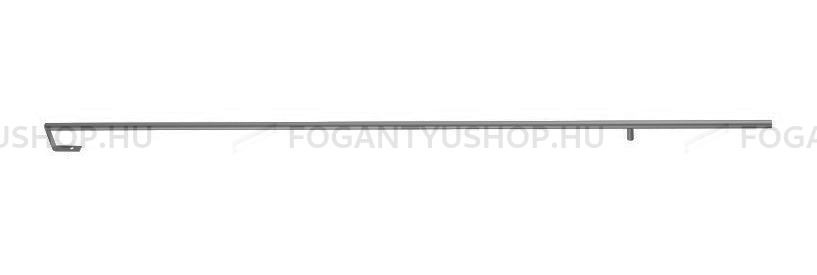 RUJZ DESIGN Bútor fogantyú - 864 665.12 - furattáv 864 mm - Szálcsiszolt szürke  - Alumínium - Egy méretben gyártott színes fém bútorfogantyú