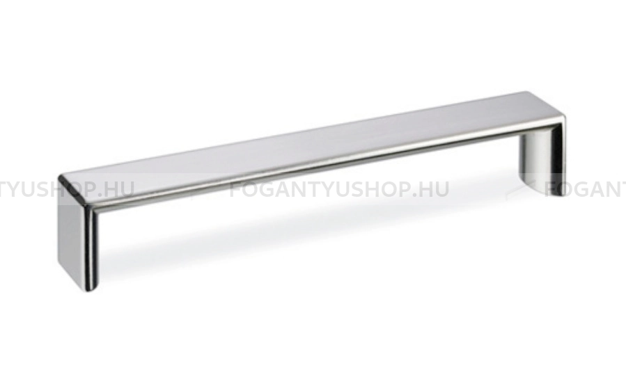 RUJZ DESIGN Fogantyú - 160 495.25 - furattáv 160 mm - Fényes króm Cr - Zamak fém ötvözet - Egy méretben gyártott fém bútorfogantyú