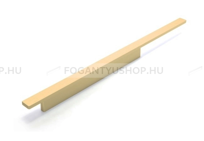 RUJZ DESIGN Bútorfogantyú - 708.15 színes - Szálcsiszolt arany  - Alumínium - Több méretben gyártott színes fém bútorfogantyú