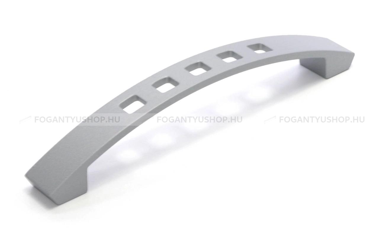 RUJZ DESIGN Fogantyú - 128 321.18 - furattáv 128 mm - Festett aluminium hatás MCrEL - Zamak fém ötvözet - Egy méretben gyártott fém bútorfogantyú