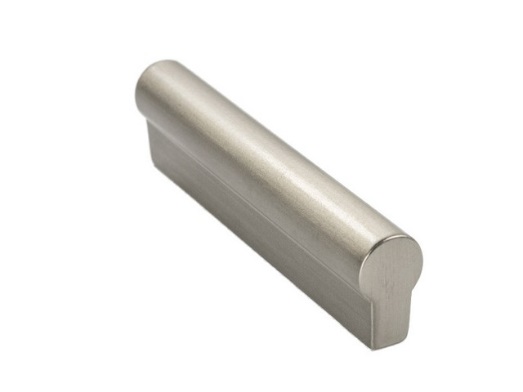 RUJZ DESIGN Bútorfogantyú - 64 372.12 - furattáv 64 mm - Matt króm MCrL - Zamak fém ötvözet - Egy méretben gyártott fém bútorfogantyú