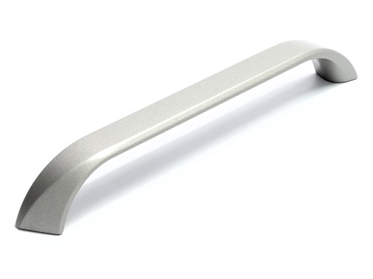 RUJZ DESIGN Bútor fogantyú - 692.18 - Ezüst inox (szálcsiszolt) SNiL - Zamak fém ötvözet - Több méretben gyártott fém bútorfogantyú