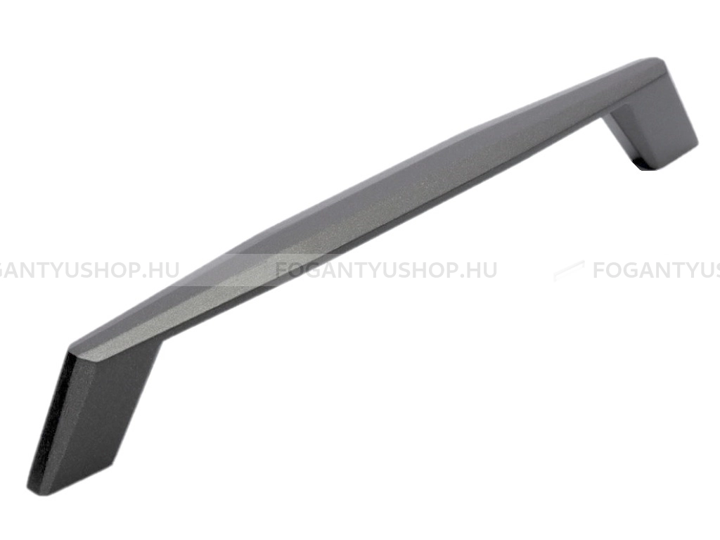 RUJZ DESIGN Bútor fogantyú - 694.16 - Szálcsiszolt szürke  - Zamak fém ötvözet - Több méretben gyártott színes fém bútorfogantyú