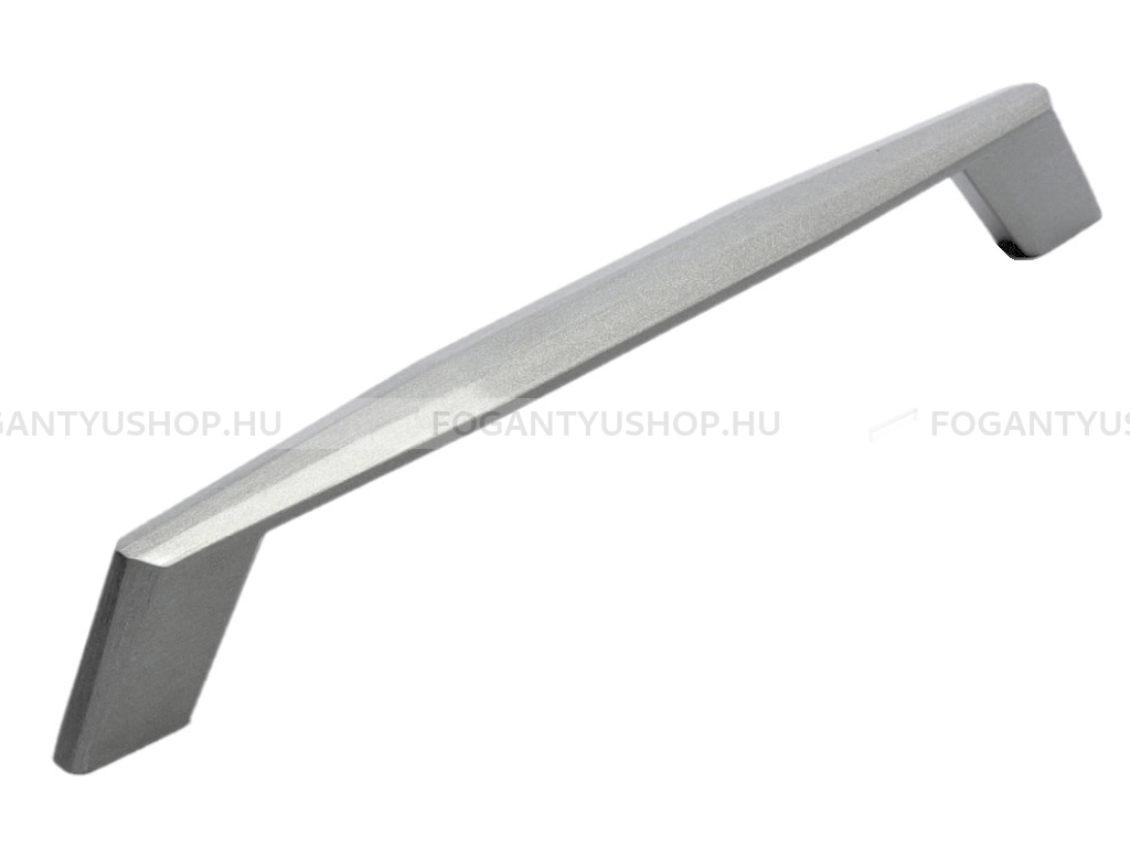 RUJZ DESIGN Bútorfogantyú - 694.16 - Ezüst inox (szálcsiszolt) SNiL - Zamak fém ötvözet - Több méretben gyártott fém bútorfogantyú